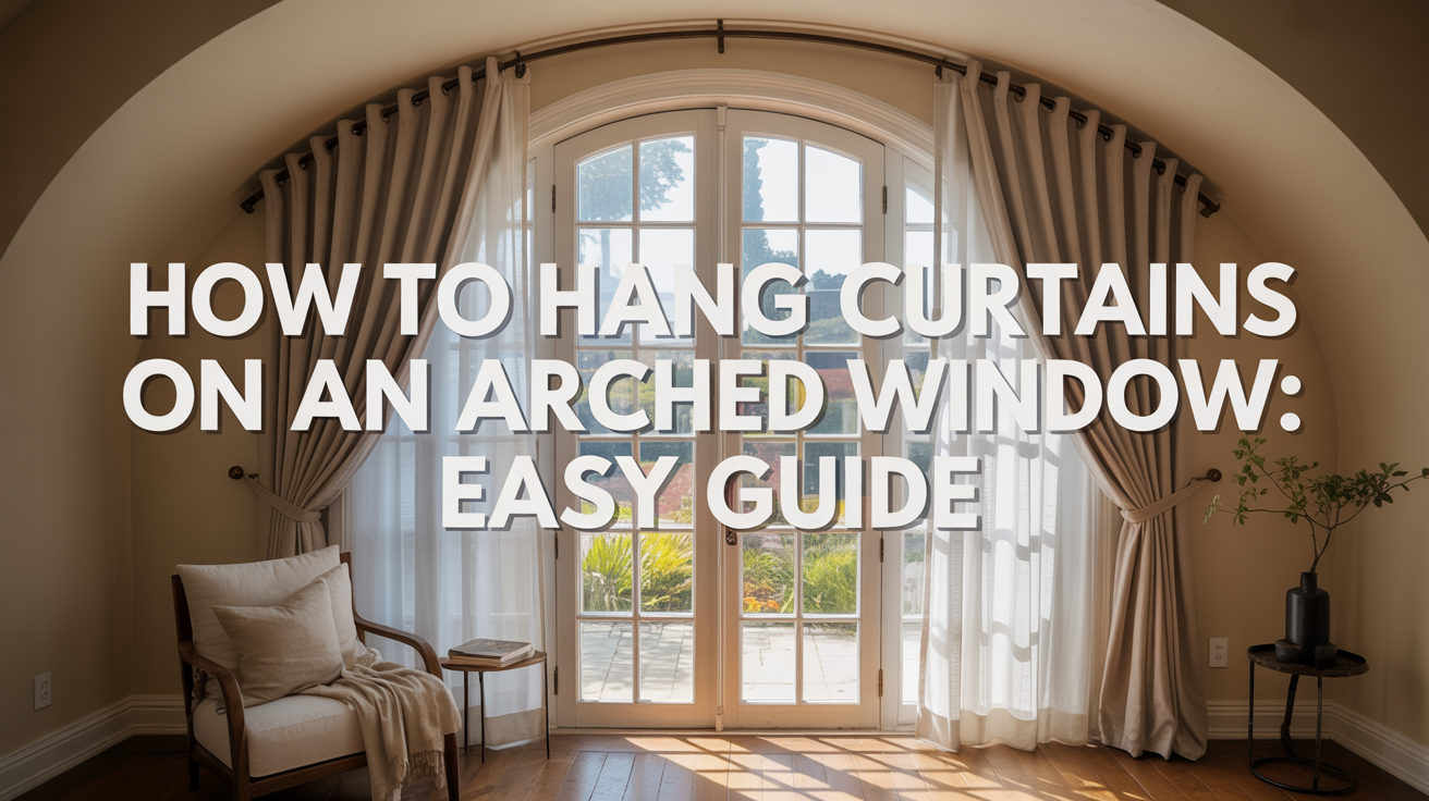 How to Hang Curtains on an Arched Window: Easy Guide