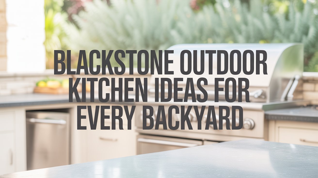 Blackstone Outdoor Kitchen Ideas for Every Backyard