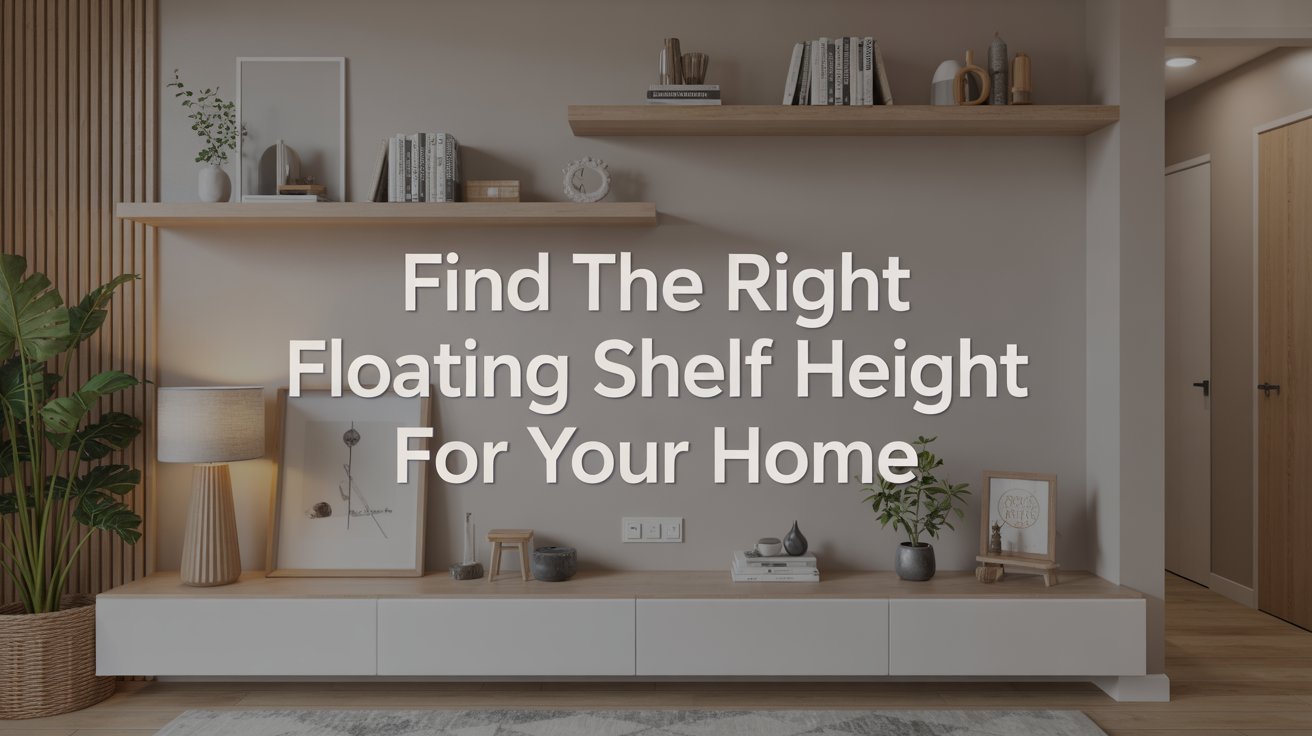 Find the Right Floating Shelf Height for Your Home