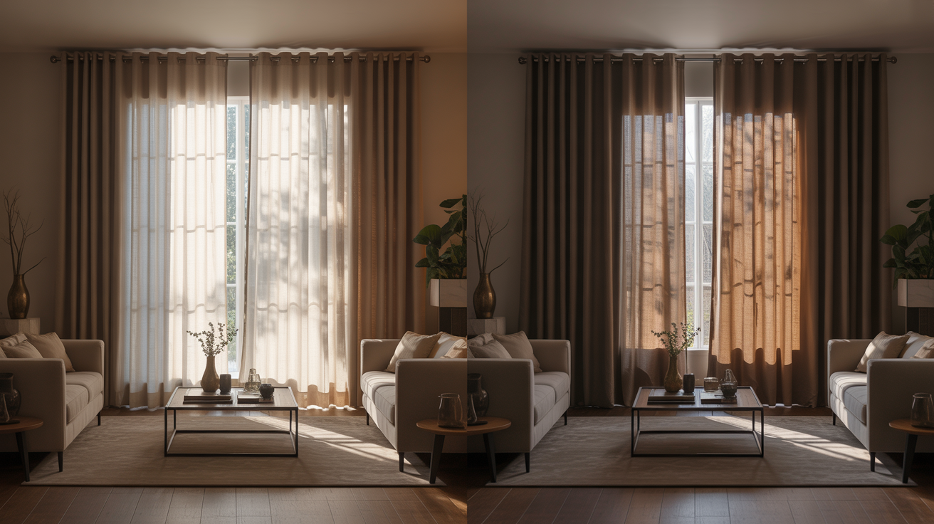 Light Filtering vs Room Darkening Curtains