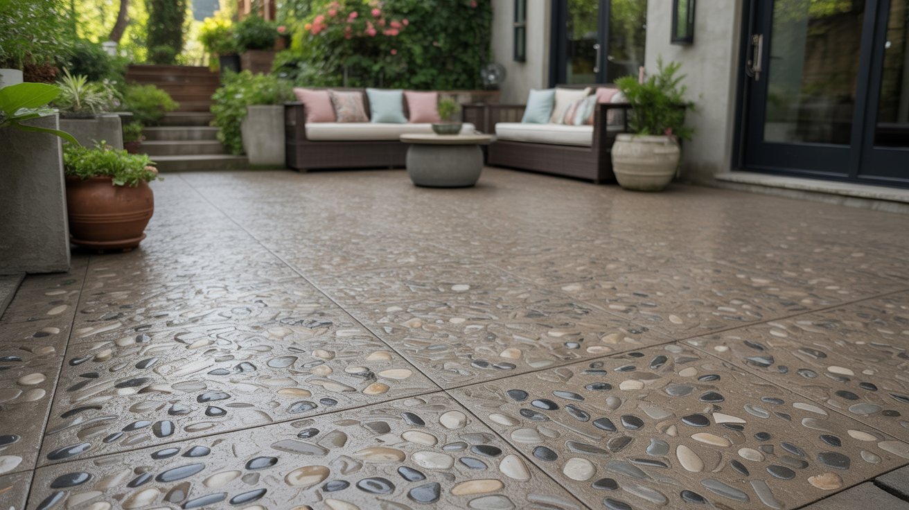 2. Exposed Aggregate Finish