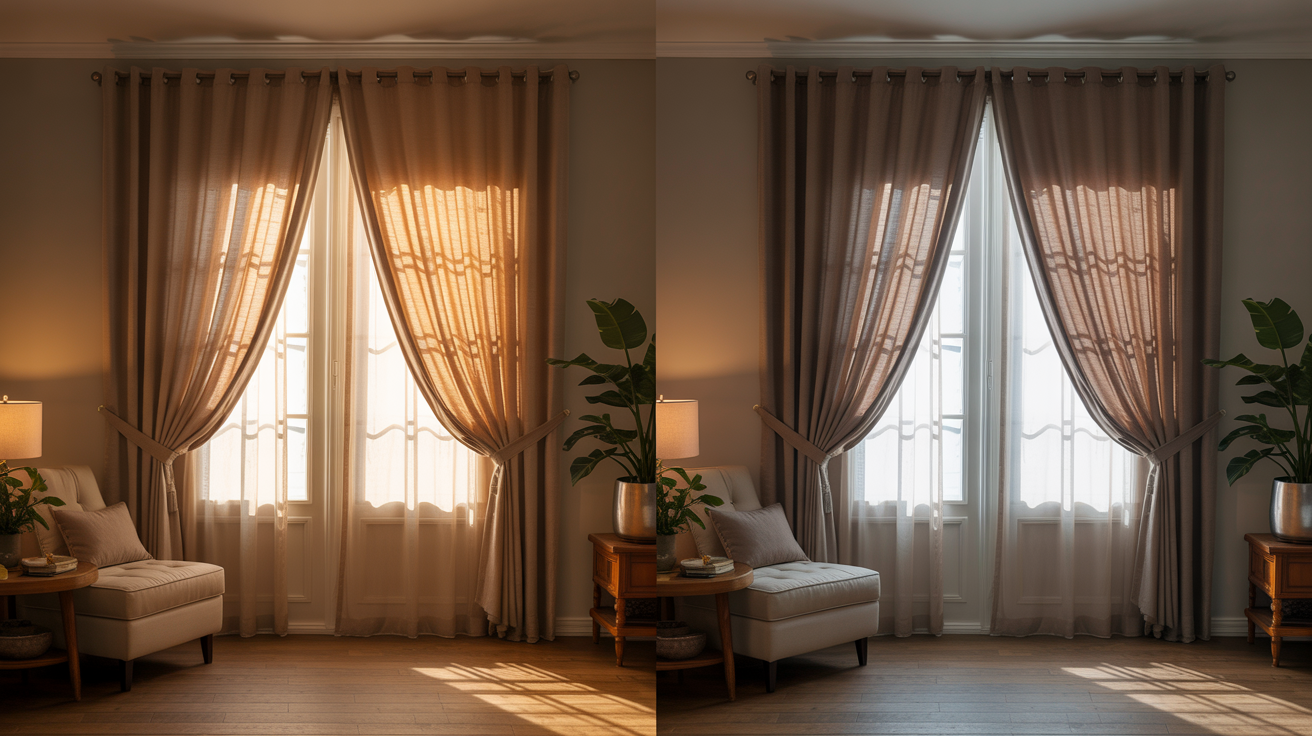 Light Filtering vs Blackout Curtains