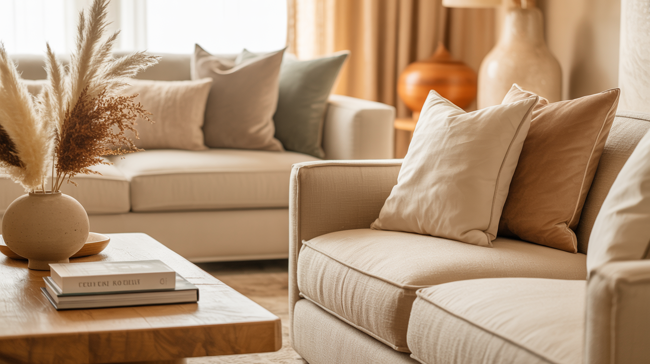 How Beige Interacts with Other Design Elements?