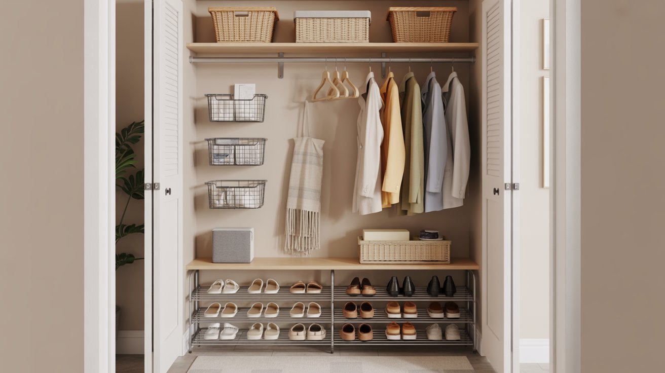 7. Create a Designated Shoe Storage Area