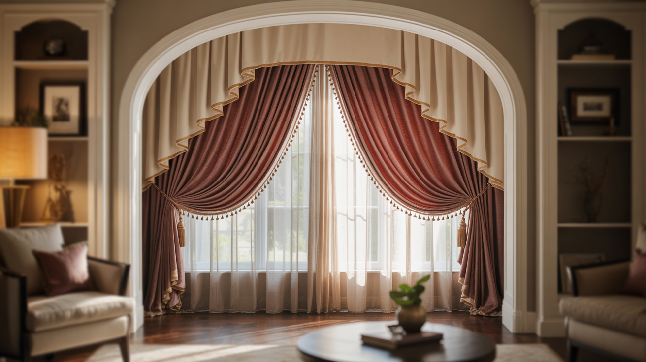 5. Swag Drapes and Valances
